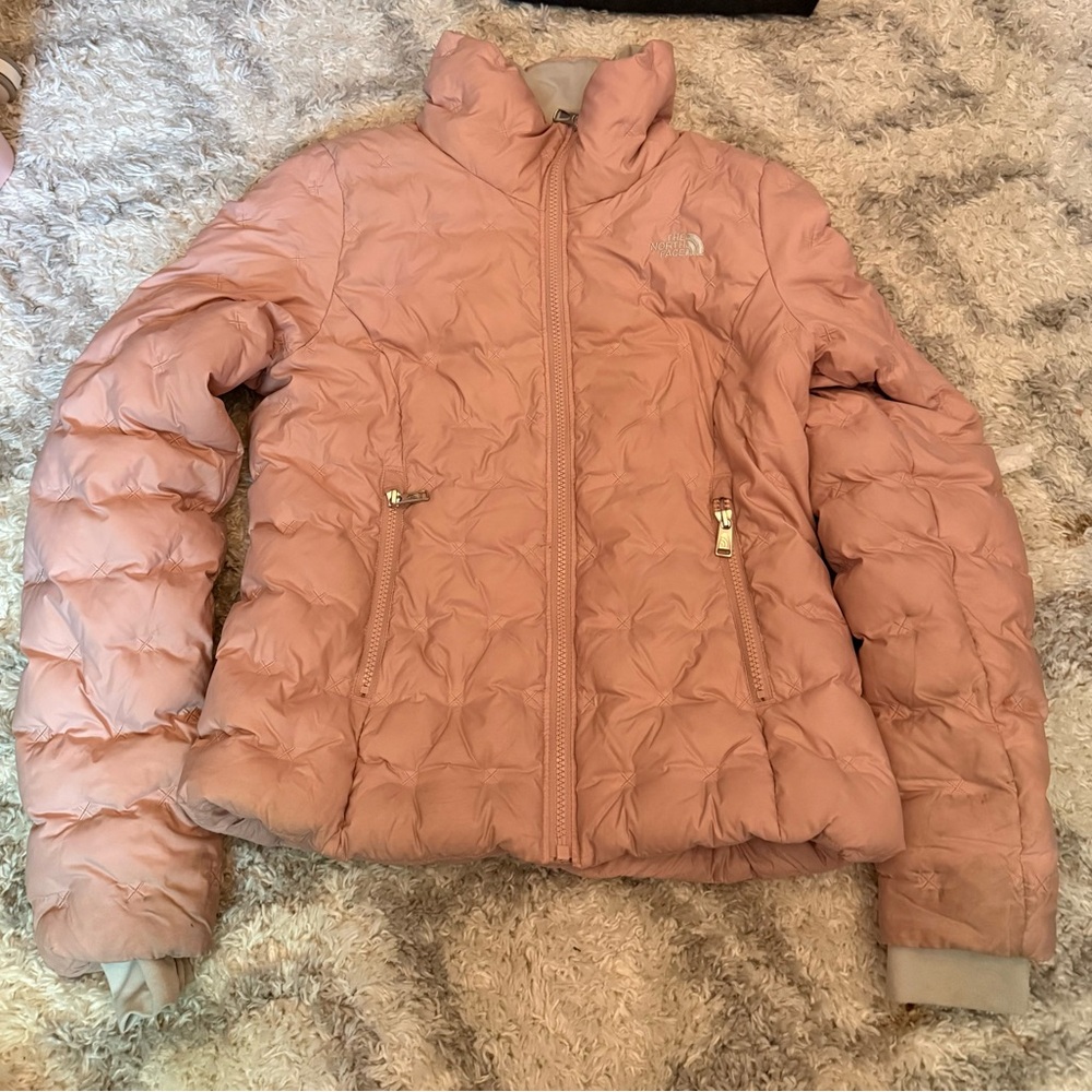 Women's North Face Pink Quilted Jacket